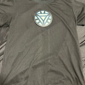 Ironman light up Black Graphic T-Shirt